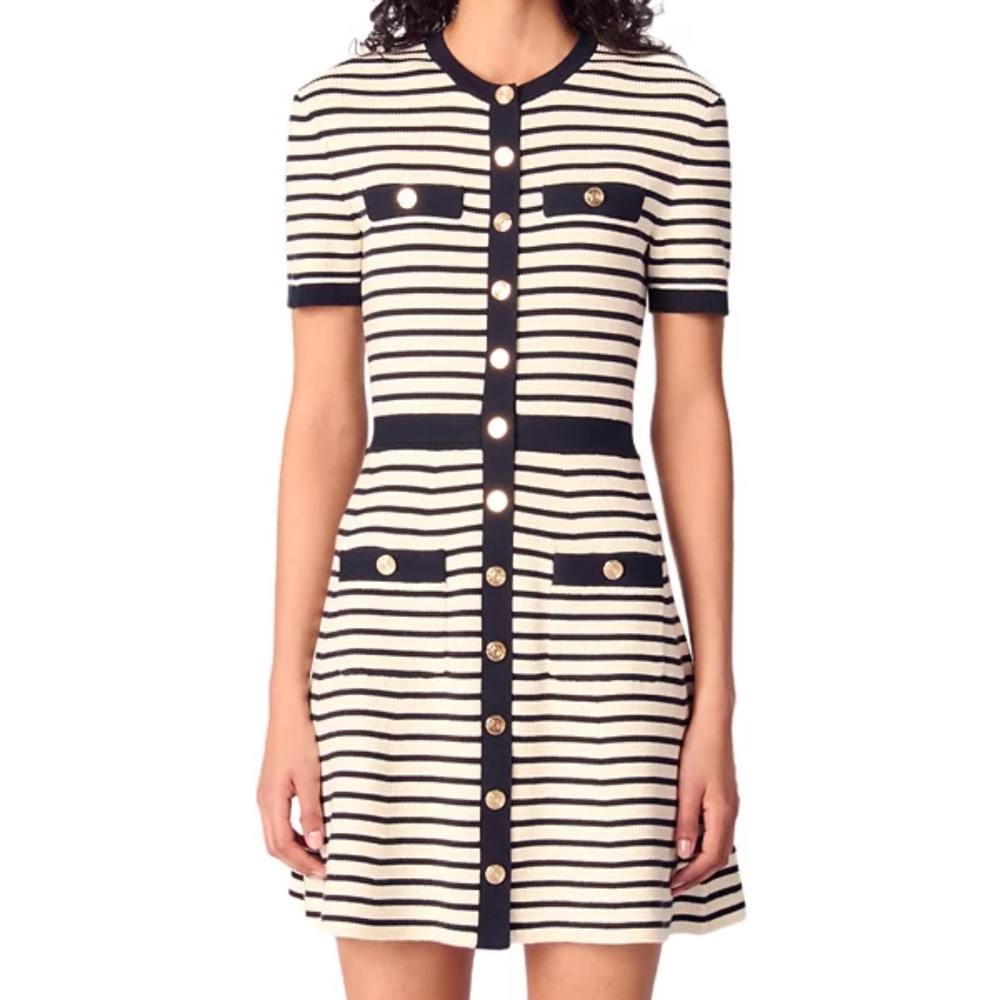 Rirolls Rib Knit Short Dress